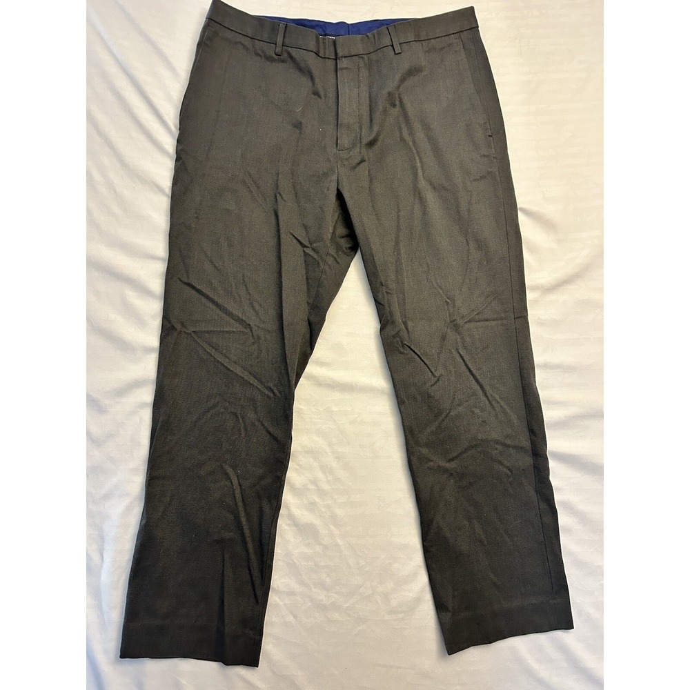 Banana Republic Modern slim Fit Mens Dress Pants 35 X 30 Gray Cotton Casual